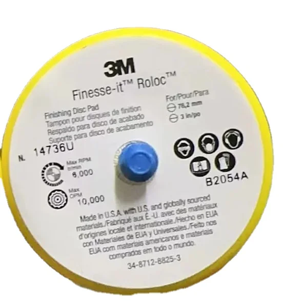 14736U Finesse-it Rolloc отделочные диски 3-дюймовые прочные крюковые и петлевые 12 ЕА/корпус абразивные инструменты