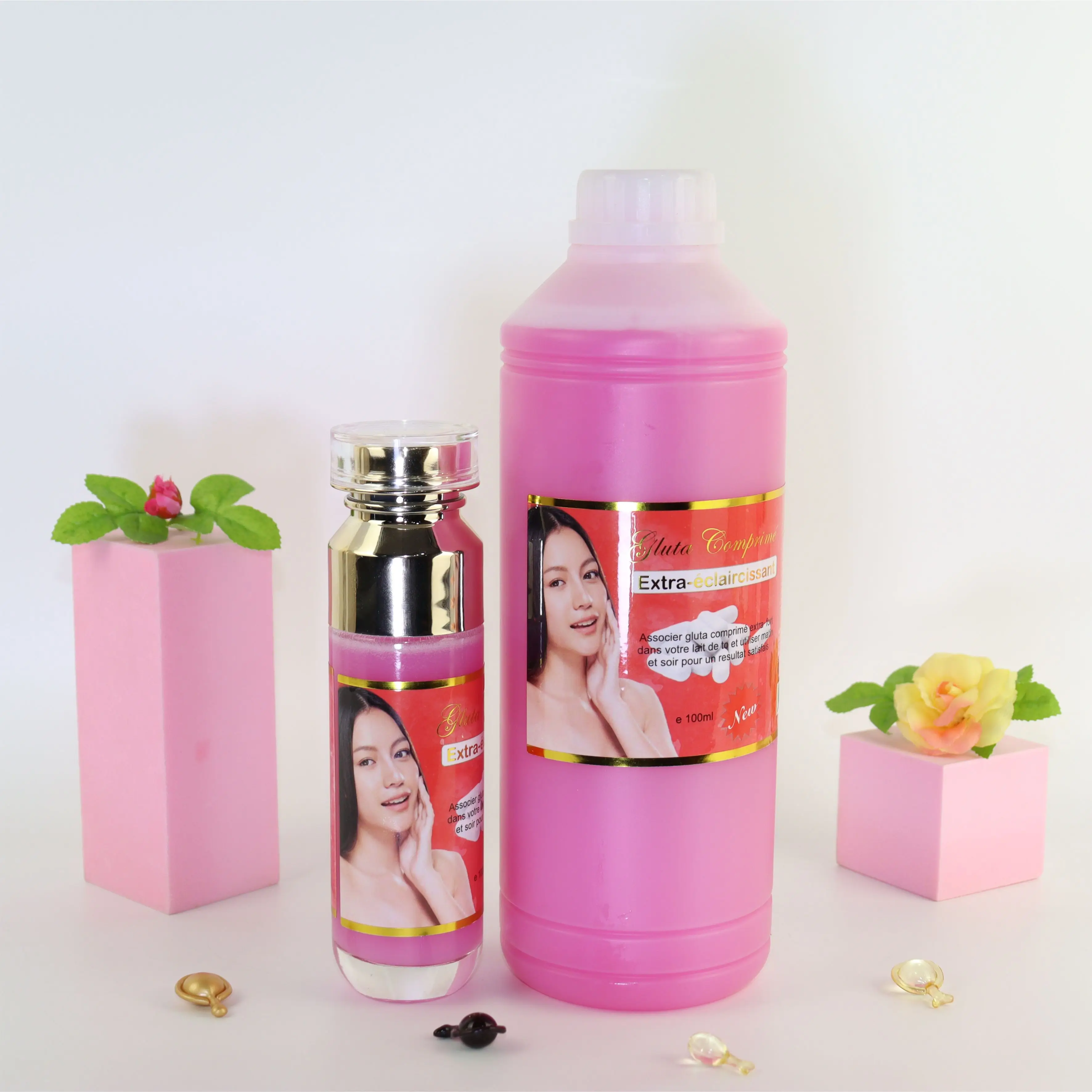Best Whitening Own-Brand Face Serum Rich in vitamin C and collagen for dark skin Removing dark spots 1000ml Serum