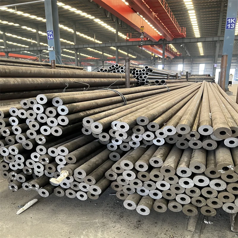 Chinese manufacturer ASTM A53GRB seamless black steel pipe Applied for mechanical pipe