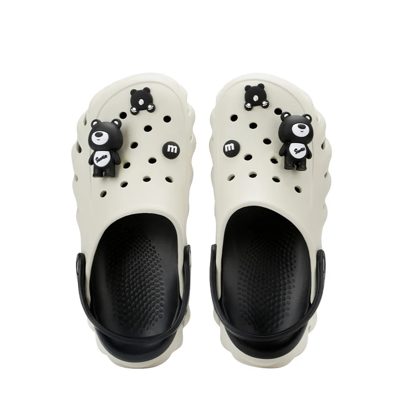 factory price creative design man shoes summer environmental colors cartoon eva clogs for outdoor
