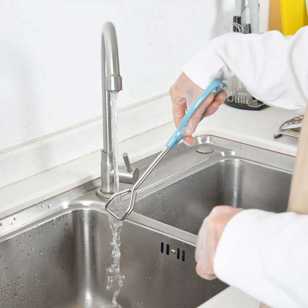 12 Inches Kitchen Scissor Tongs Serving Food Tongs Barbecue Grilling Baking Tongs