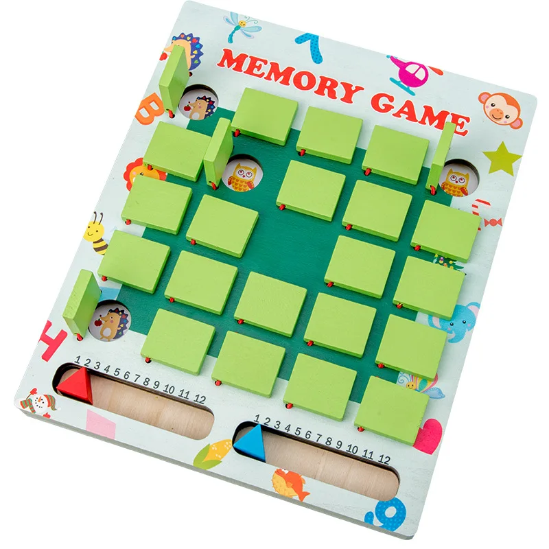 Wholesale Wooden Memory Chess Educational Memory Game for Kids Intelligence Development and Logical Thinking Dropshipping