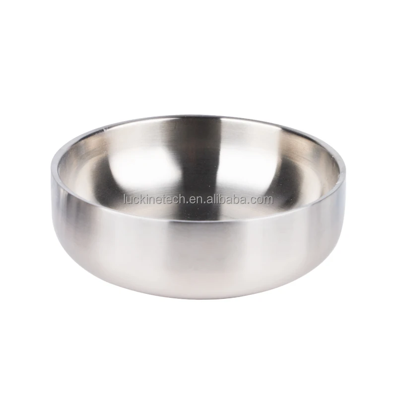 201 stainless steel Sanding rice bowl Korean Japanese 11cm Miso soup bowl Cereal Salad Rice Stainless Steel Metal Bowl