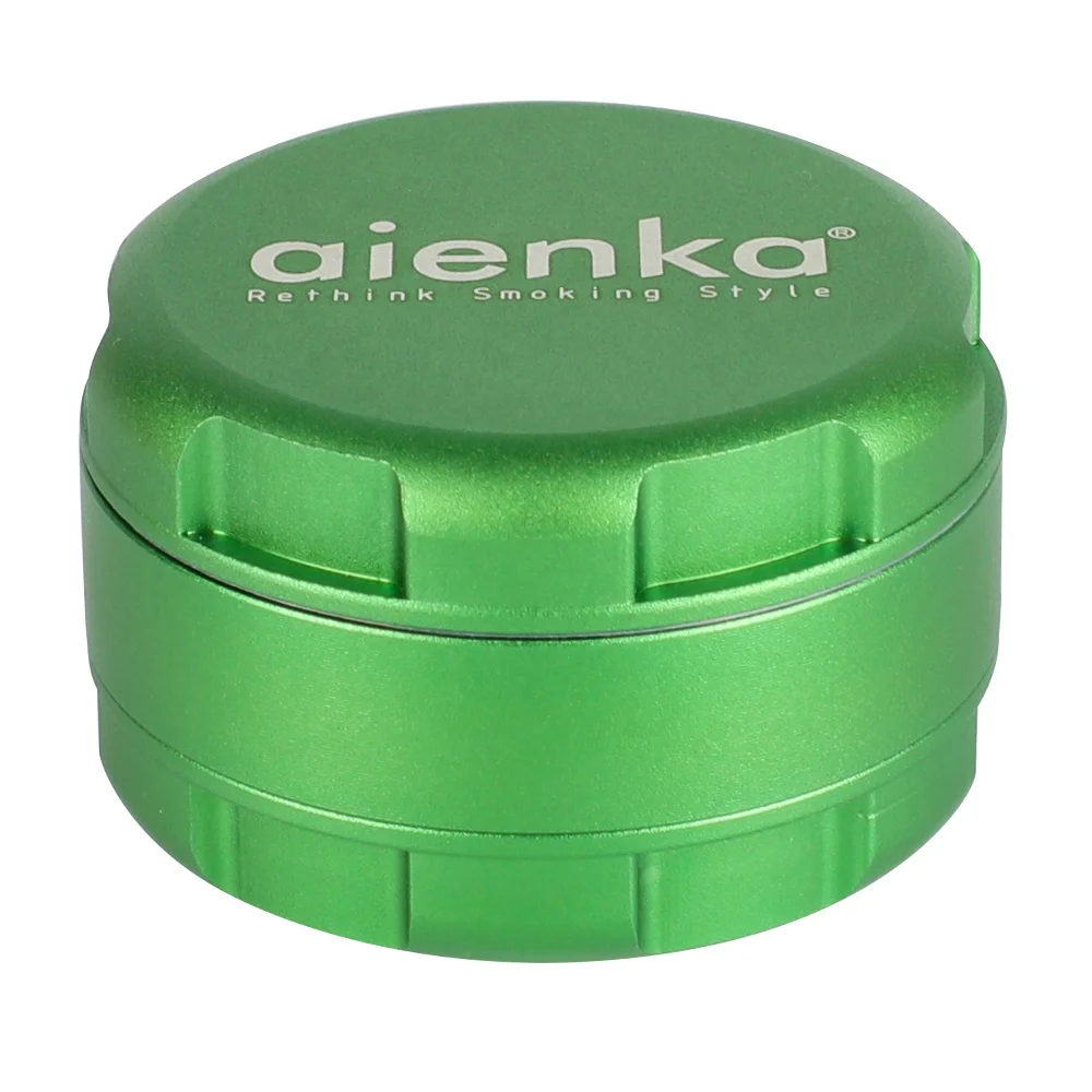UKETA 63mm 3 layer Aluminum  Wholesale High Quality Cheap Customizable Logo Tobacco Grinder Herb Grinder