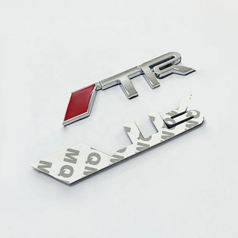 Large size letter badge Metal sticker Car modification logo 3D stereo trunk decal for Toyota