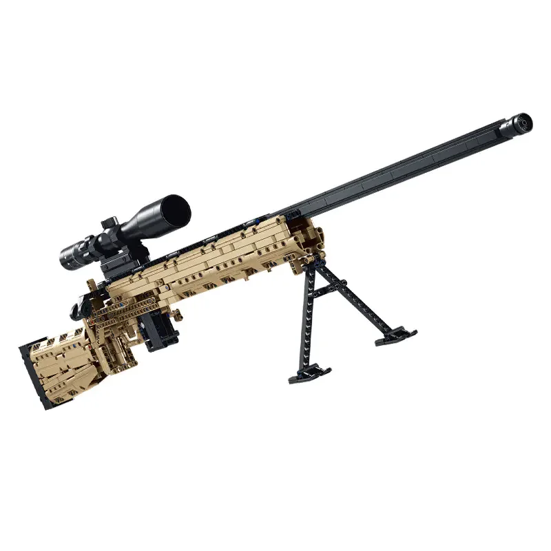 Panlos Building block gun series 670001-670018 building gun toy for boys gift AWM Sniper Rifle bricks G18 Automatic Pistol