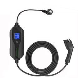 Custom Level 1 3.5kw 6A 8A 10A 13A 16A Type 1 Portable Car Ev Charger