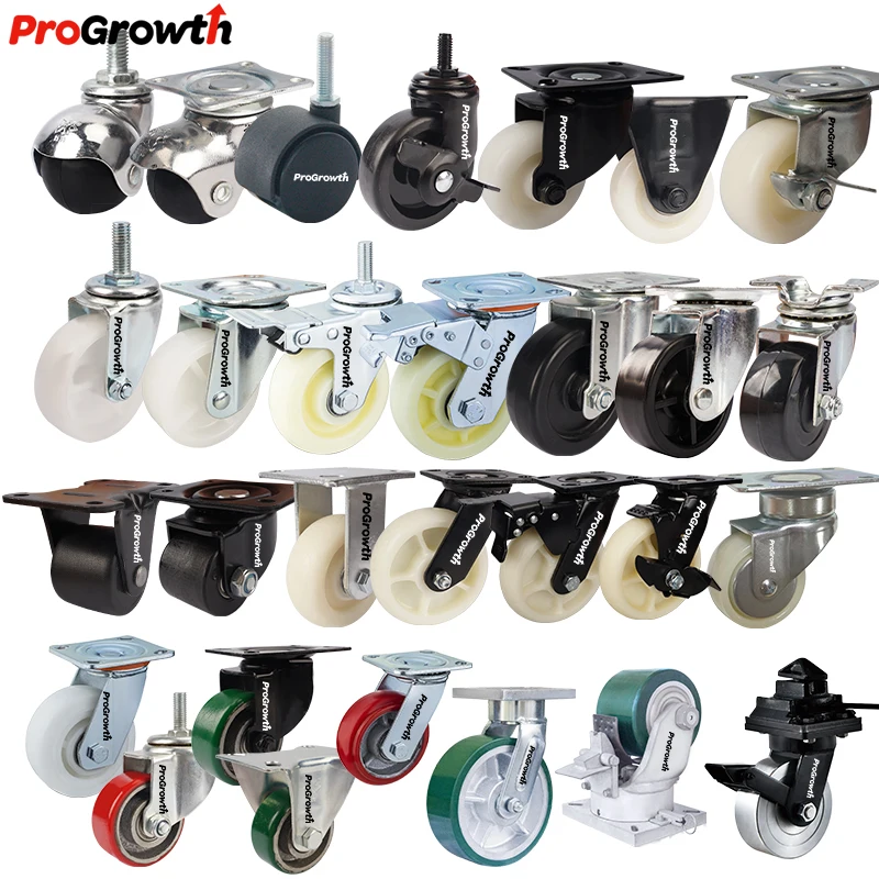 manufacturer customized wholesale PP PVC PU TPR TPE rubber various caster wheels OEM for furniture Hardware Industry
