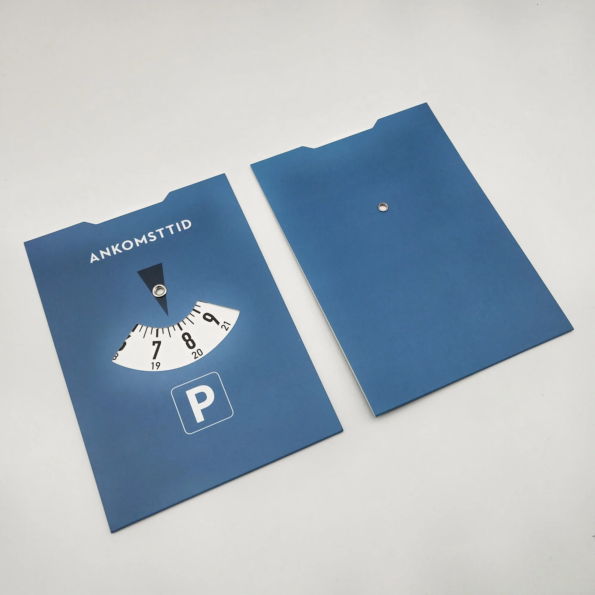 Cheap Custom Logo Printed Promotional Paper Parking Disc Clock Car Digital Parking Timer