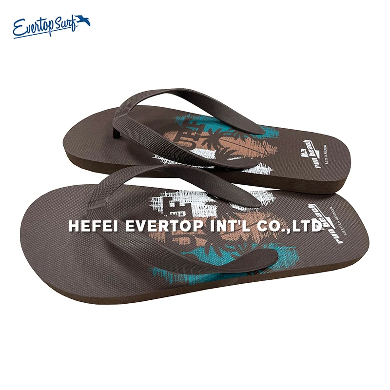 Wholesale flop anti-slip pe board sublimation flip flops slippers flip-flops slippers for men