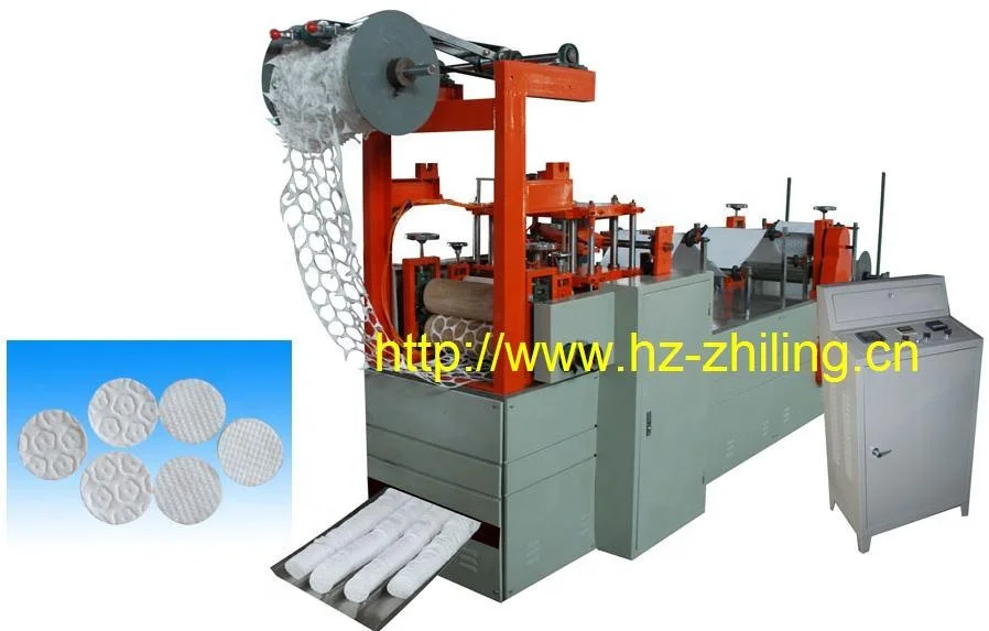 
ZL-Rd Automatic round cotton pad machine 