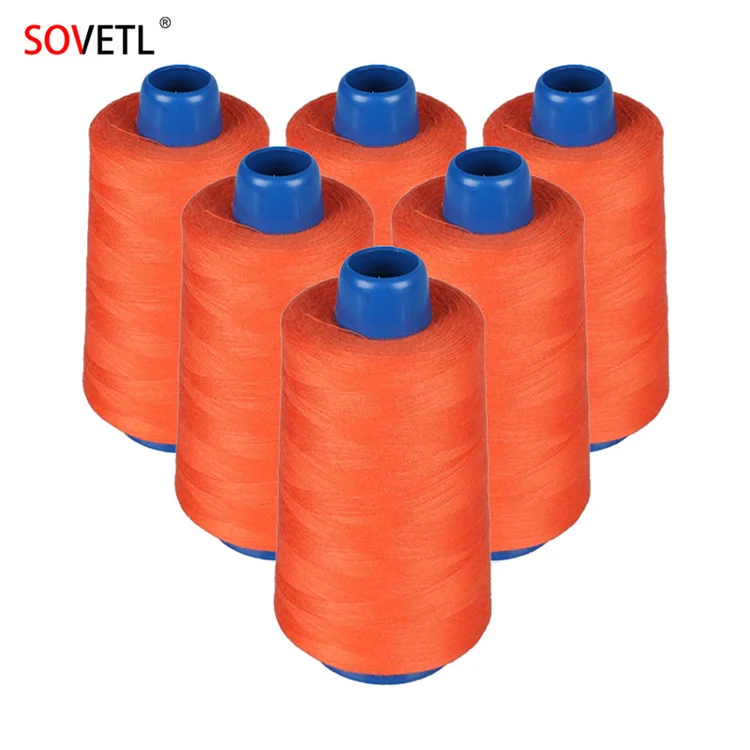 Meta Aramid Thread Colorful Temperature Resistant Nomexs Fireproof Flame Retardant Fire Resistant FR Meta Aramid Sewing Thread