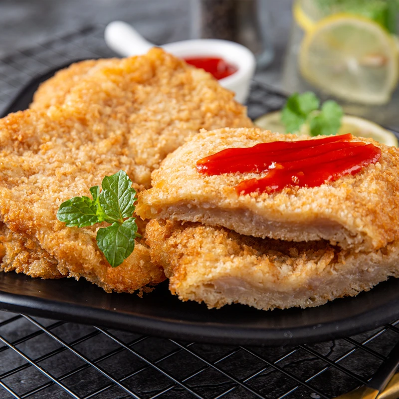 Оптовая Продажа с фабрики Корейская жареная курица хрустящая рыба стейк порошок фаст-фуд Западная еда специальный жареный для продавца