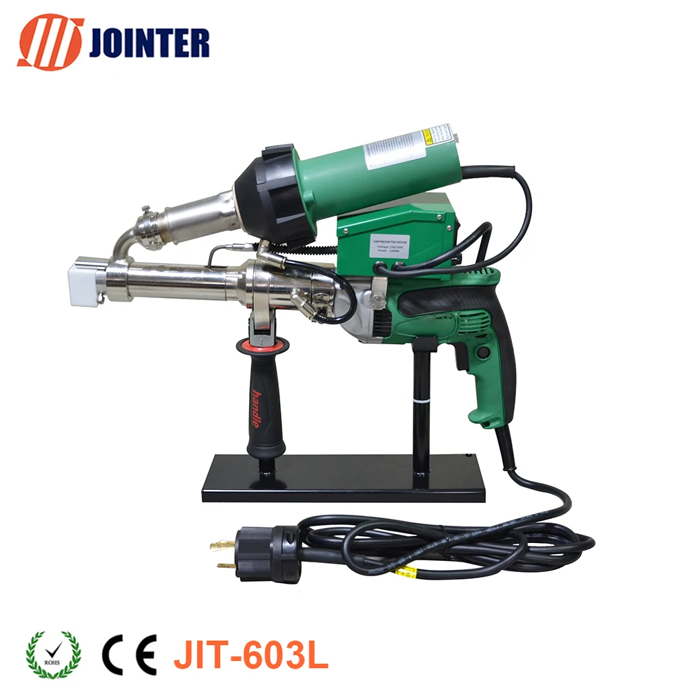 Japanese Powerful Drill PP HDPE Sheet Plastic Hand Extruder Machine for Sale