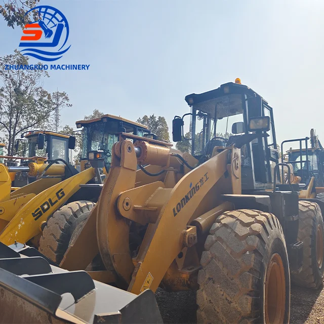 Low Price Used Lonking Wheel Wood Grabber 855n For Sales Longgong Wheel Loader