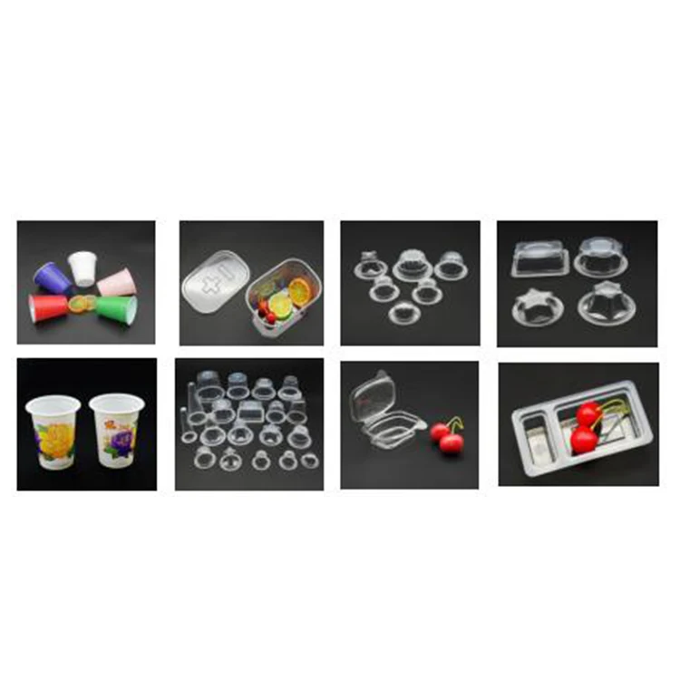 YC-750 Fully automatic thermoforming machine plastic PLA biodegradable cup making machine