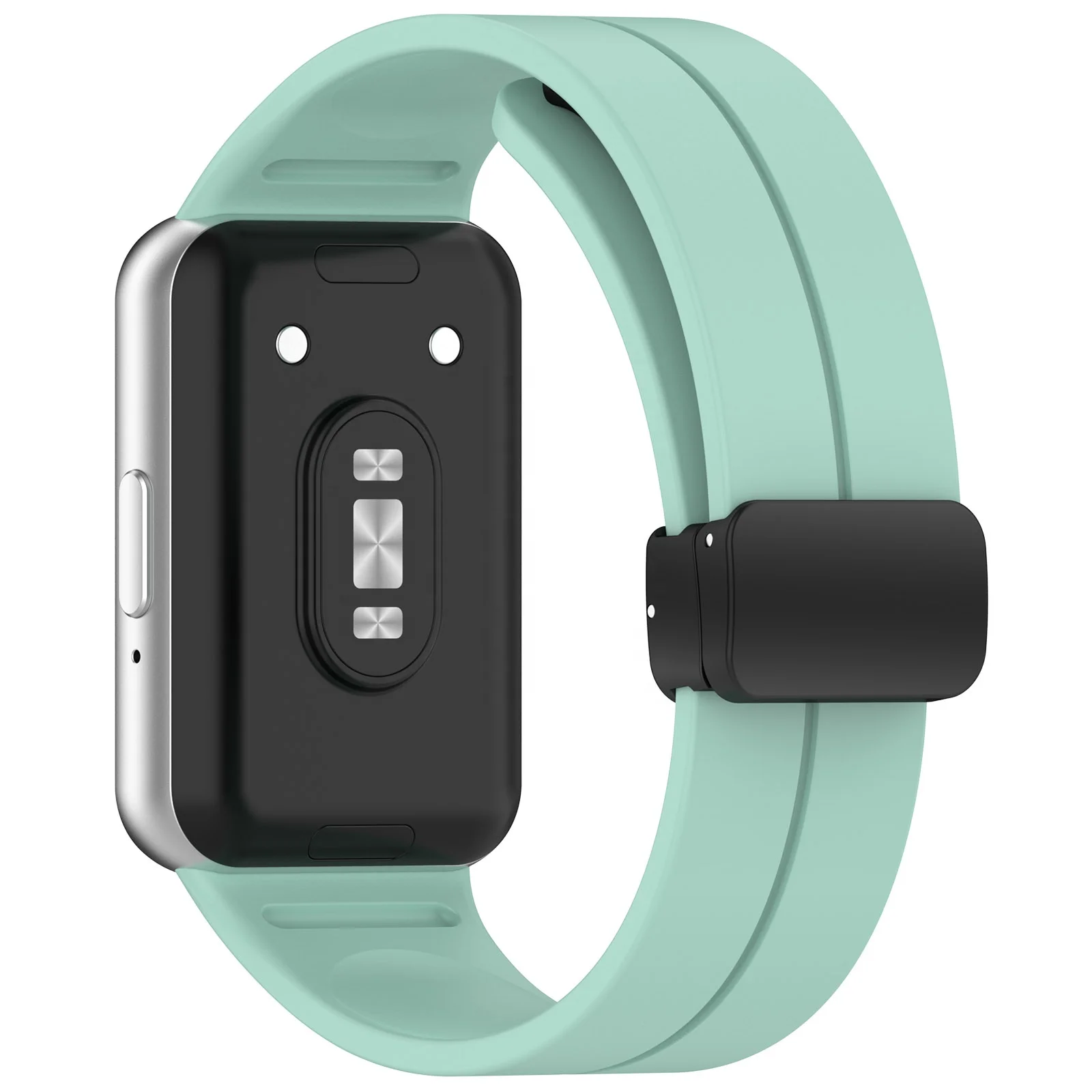 Magnetic Buckle Silicone Sport Band for Samsung Galaxy Fit 3 Strap Fit3 SM-R390 Bracelet