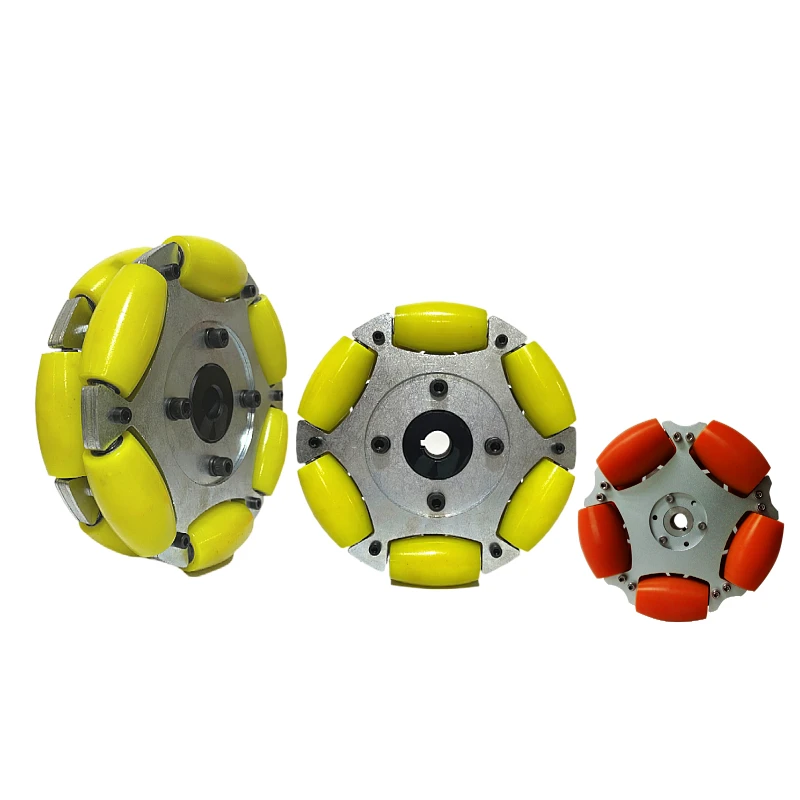6-inch intelligent Car with omnidirectional Wheel load of 150kg aluminum alloy handling omni wheel