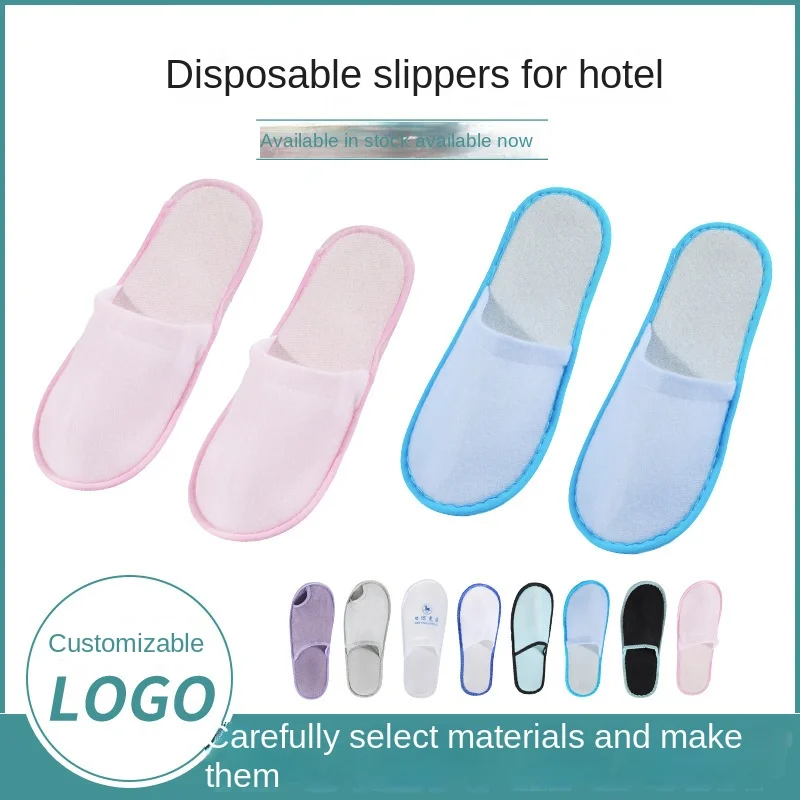 - Secondary slippers Hotel Guesthouses Guest houses beauty salons Home hospitality travel room thickened non-slip