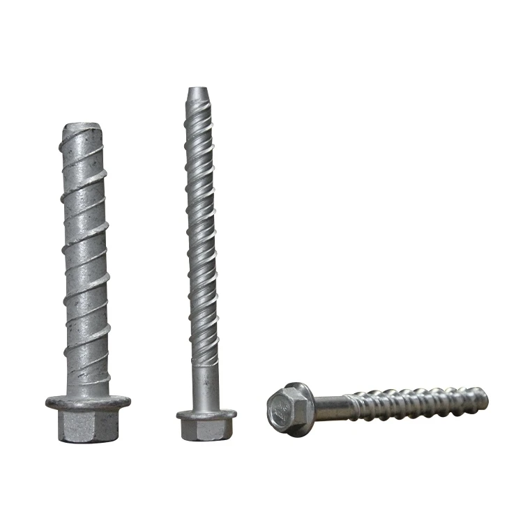 Factory M8 M10 Hexagonal Flange Head Concrete Self Tapping Anchor Bolts Concrete Screws
