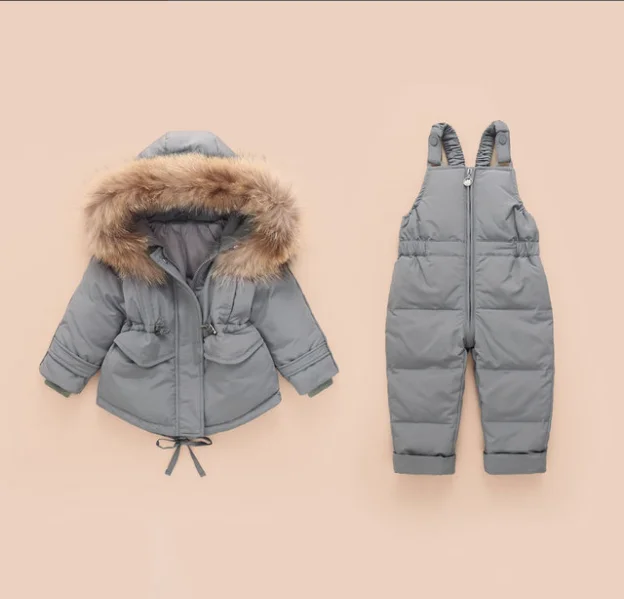 
New baby down jacket suit baby child winter thickening suit short boys and girls down jacket 