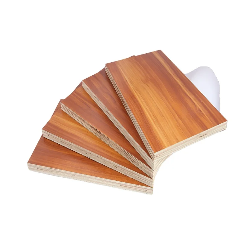 17mm 18mm factory price commercial use melamine laminated plywood for furniture to Africa middle east