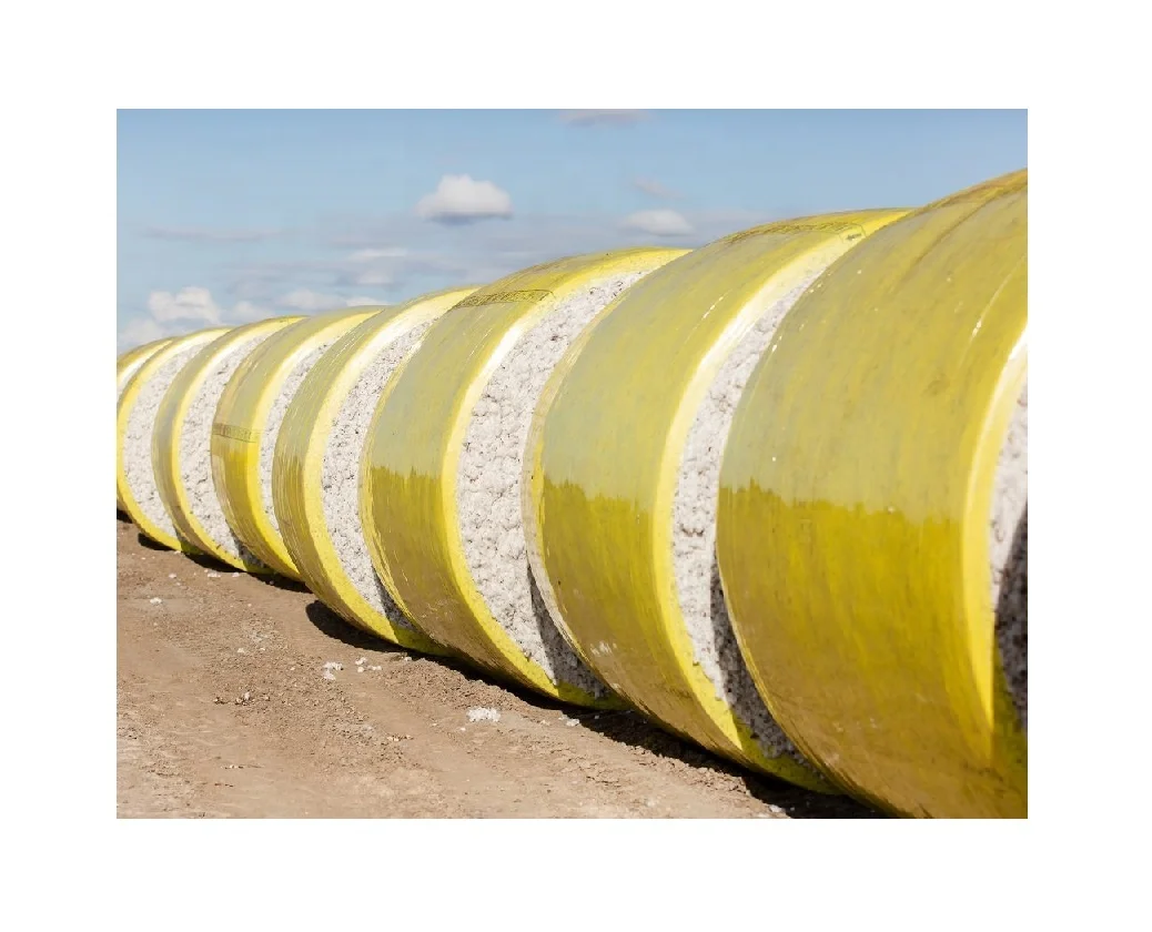 Cotton Harvest Bale Wrap Tama Wrap Cotton Picker Wrapping Round Module Cotton Bale Wrapping film John Deere Picker Bale Wrap