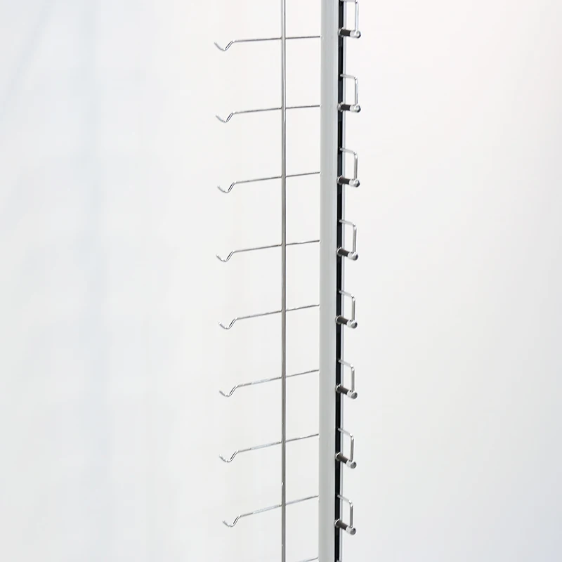 hang 18Pair Glasses Sunglasses wall mounted sunglasses display rack glasses display rod with lock