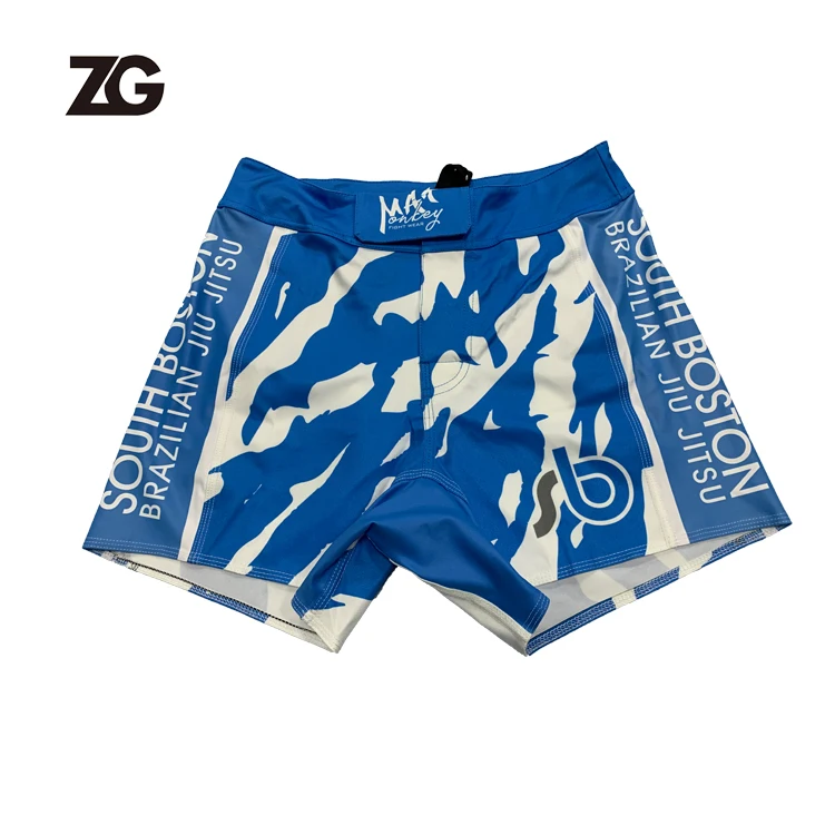 Martial Arts Wear Custom Quick Drying Men Bjj Rash Guard Grappling/Boxing Fight Shorts