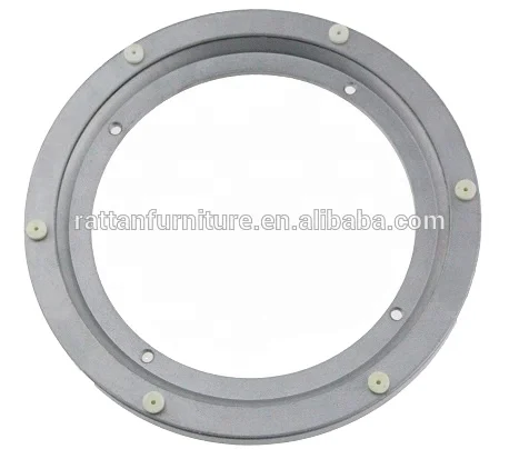 Swivel bearing with stop for D-Shape and Kidney Shape Lazy Susans