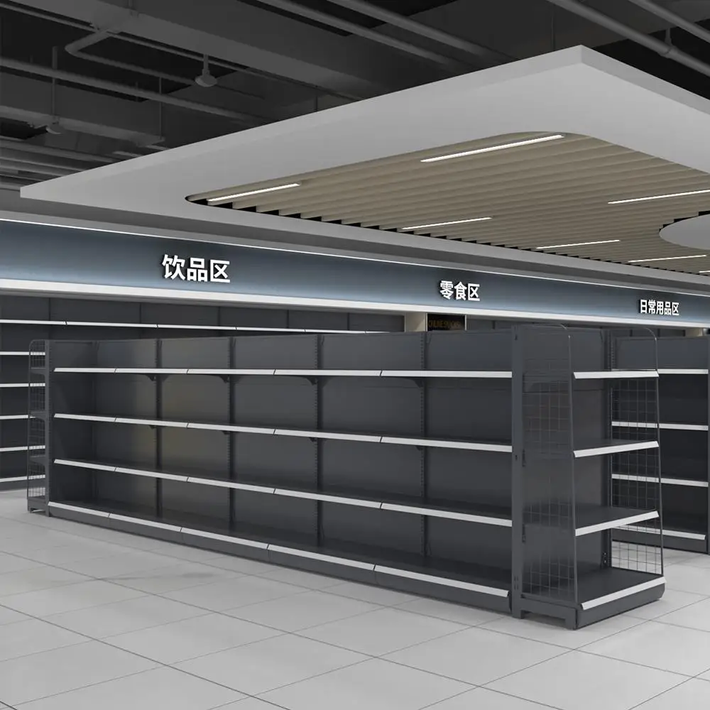 Convenience Display Rack Wholesale Metal Supermarket Shelves Equipment