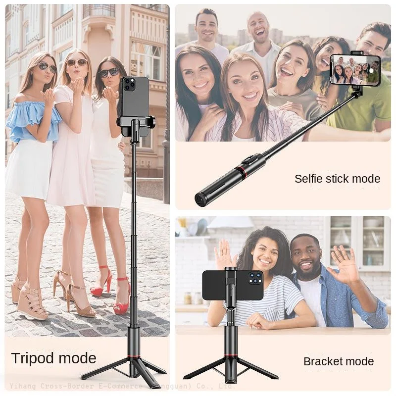 Q/QS Hot Sale Q/Q12S Selfie Stick Mini - multi-functional built-in three-legged live stand selfie stick