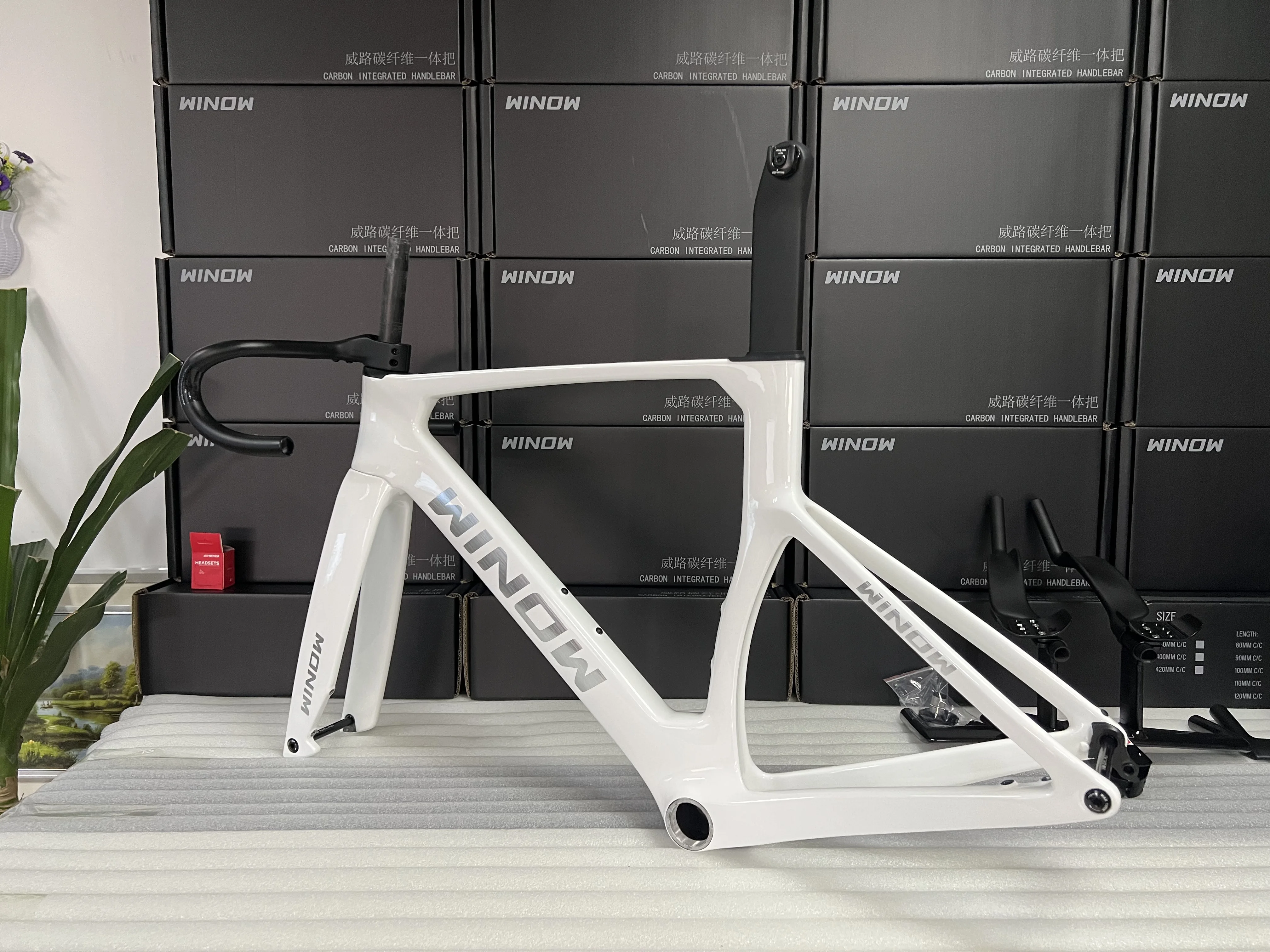 2024 WR054 New Model 32C Aero Carbon Disc Brake Road Bicycle Bike Frame T47 with UDH Hanger Fit For Mechanical&Di2