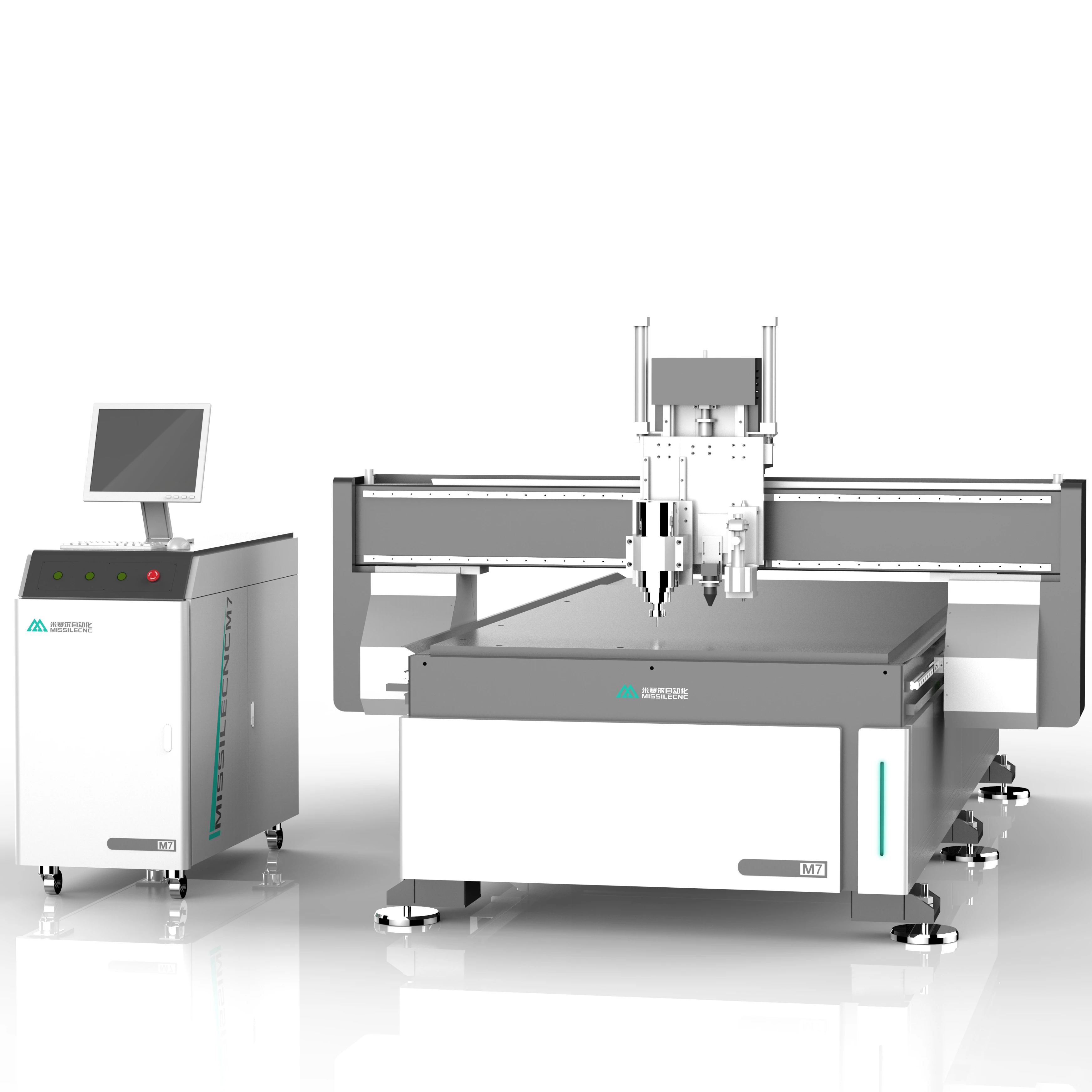 1325 Sign making machine cnc router with ccd camera and oscillating knife cnc router made in china on sale