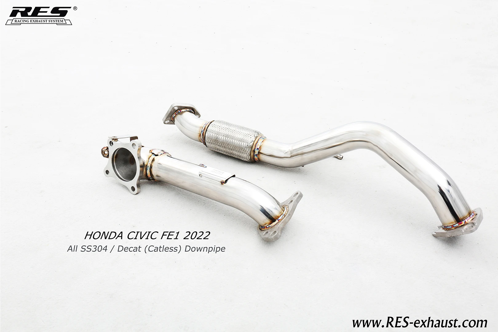 Exhaust System Performance Valve Catback Header for Exhaust Civic Honda Civic Fe Body Kit