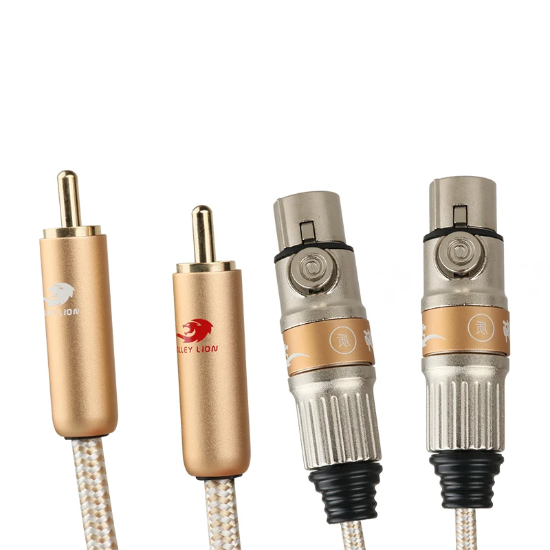 2 XLR Женский аудио разъем для мужчин Conector RCA студии запись микрофонный кабель