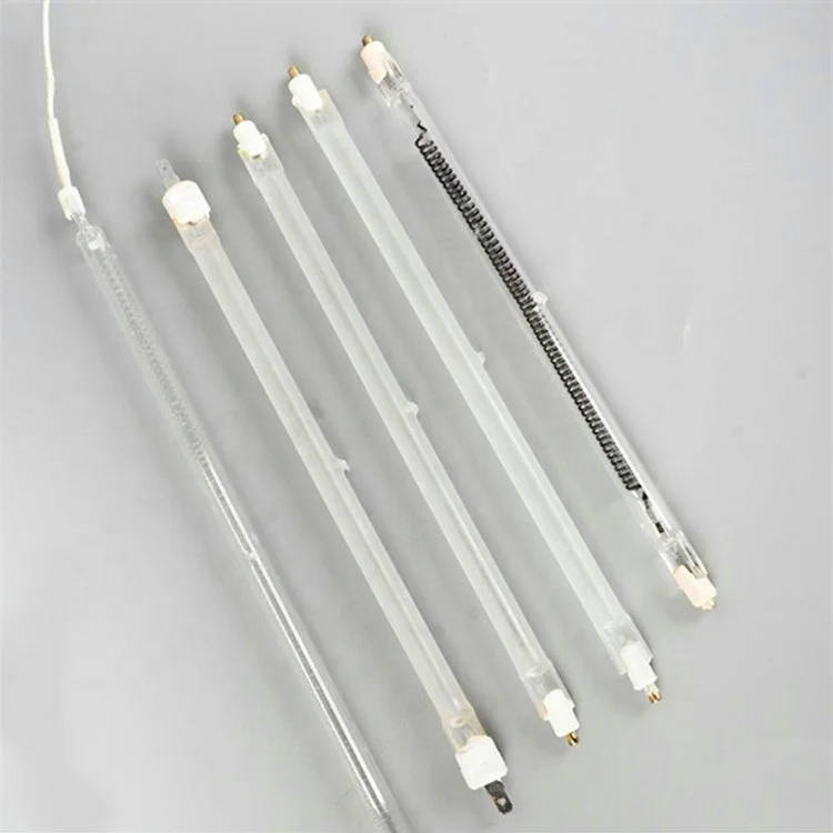 high quality customized carbon fiber heating element halogen heater tube 400w quartz tube infrared heaters