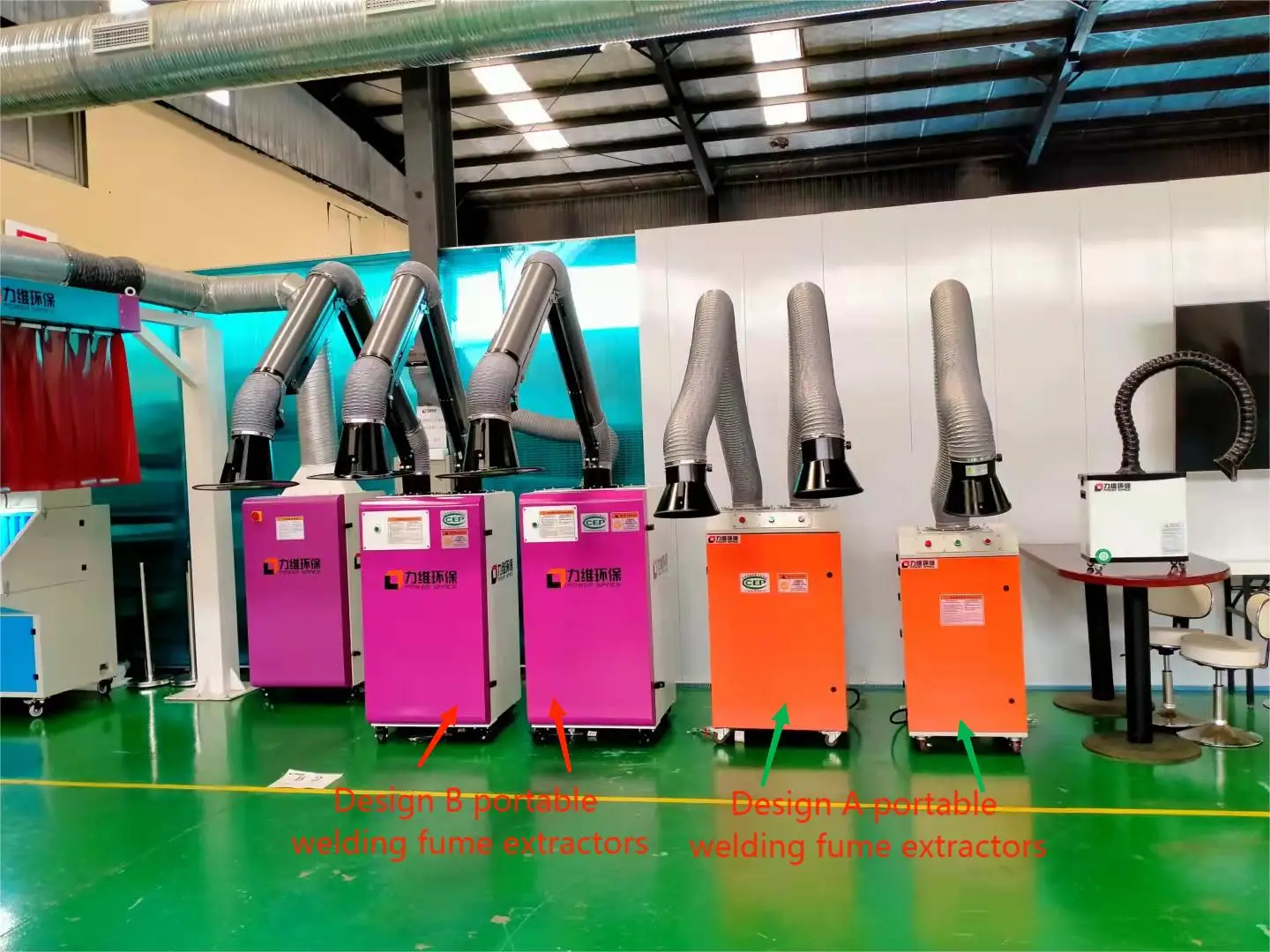 Factory price industrial portable best welding fume extractor with automatic cleaning system and CE Certification