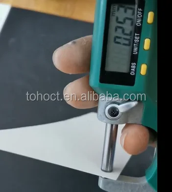 Ultra-thin 0.25mm thickness 99.6%alumina ceramic plate disc substrate