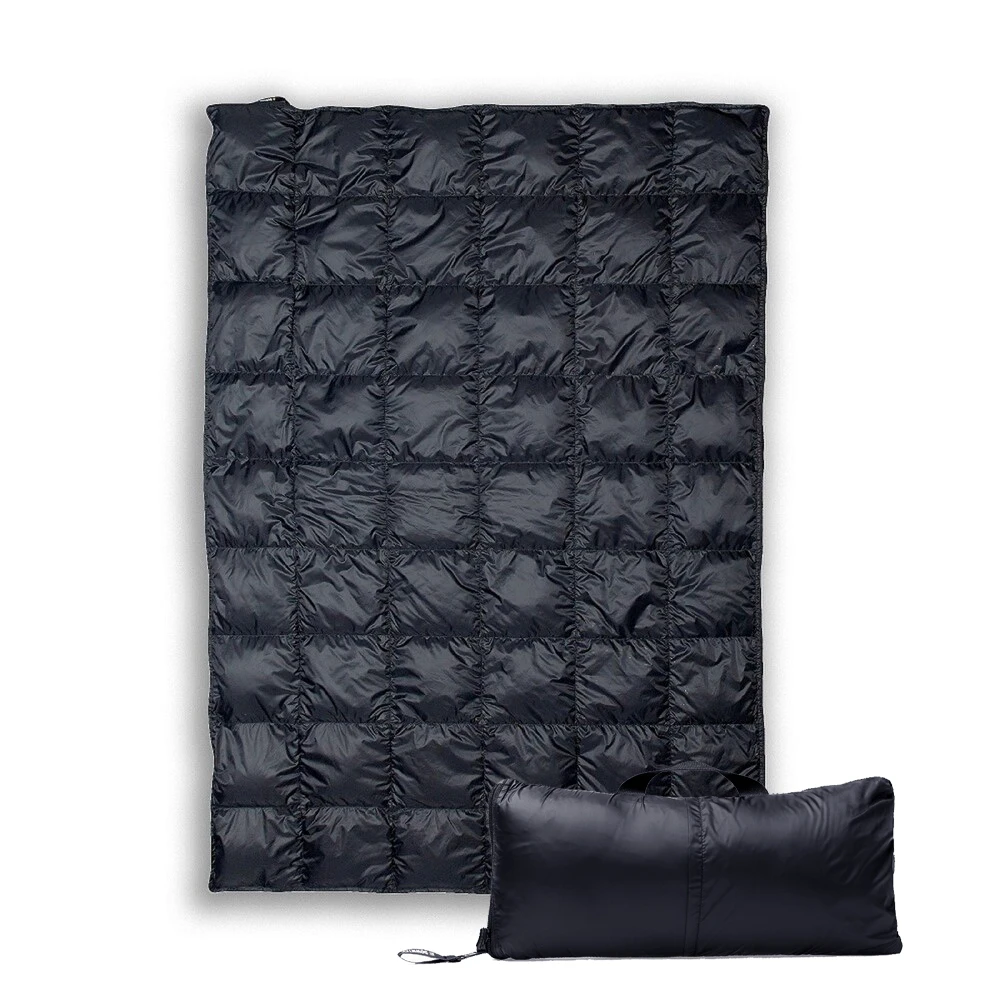 New Design Multi-purpose Waterproof Camping Blanket Moisture-proof Portable Compact Outdoor Travel Quilted Puffy Down Blanket