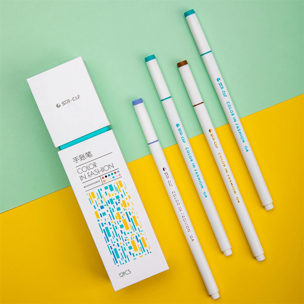 Hot sell 12/24/36/48/60/80/100 pcs Colors Fineliners Water Color Art Markers Pen Brush Pens Set