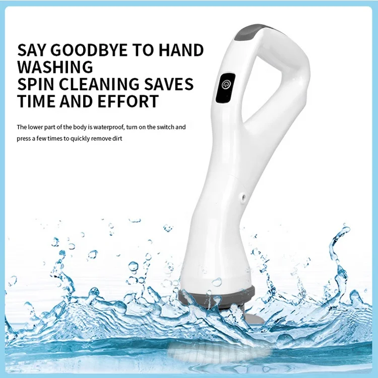 Home Electric Cleaning Brush Rechargeable Detachable Heads Cleaning With Electric Spin Scrubber Brush Kitchen Toilet Clean Tools