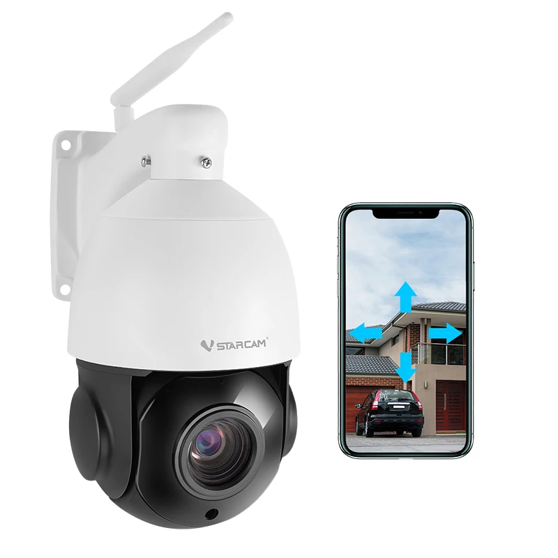 CS66Q-X18 PTZ камера наружная 5MP 18X оптический зум CCTV купольная безопасности беспроводная 360 градусов wifi гуманоидное