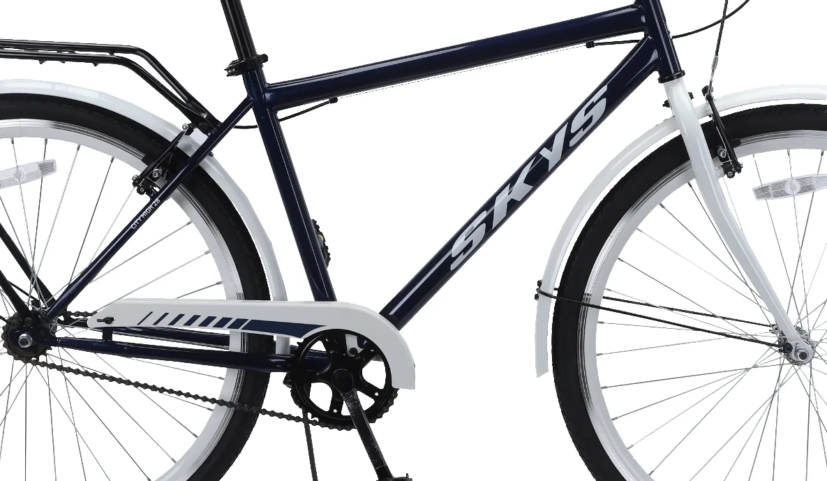 Wholesale 26 28 Inch Single Speed city Bikes Steel Frame with reflective sheet, bicycle for men support OEM bicycle