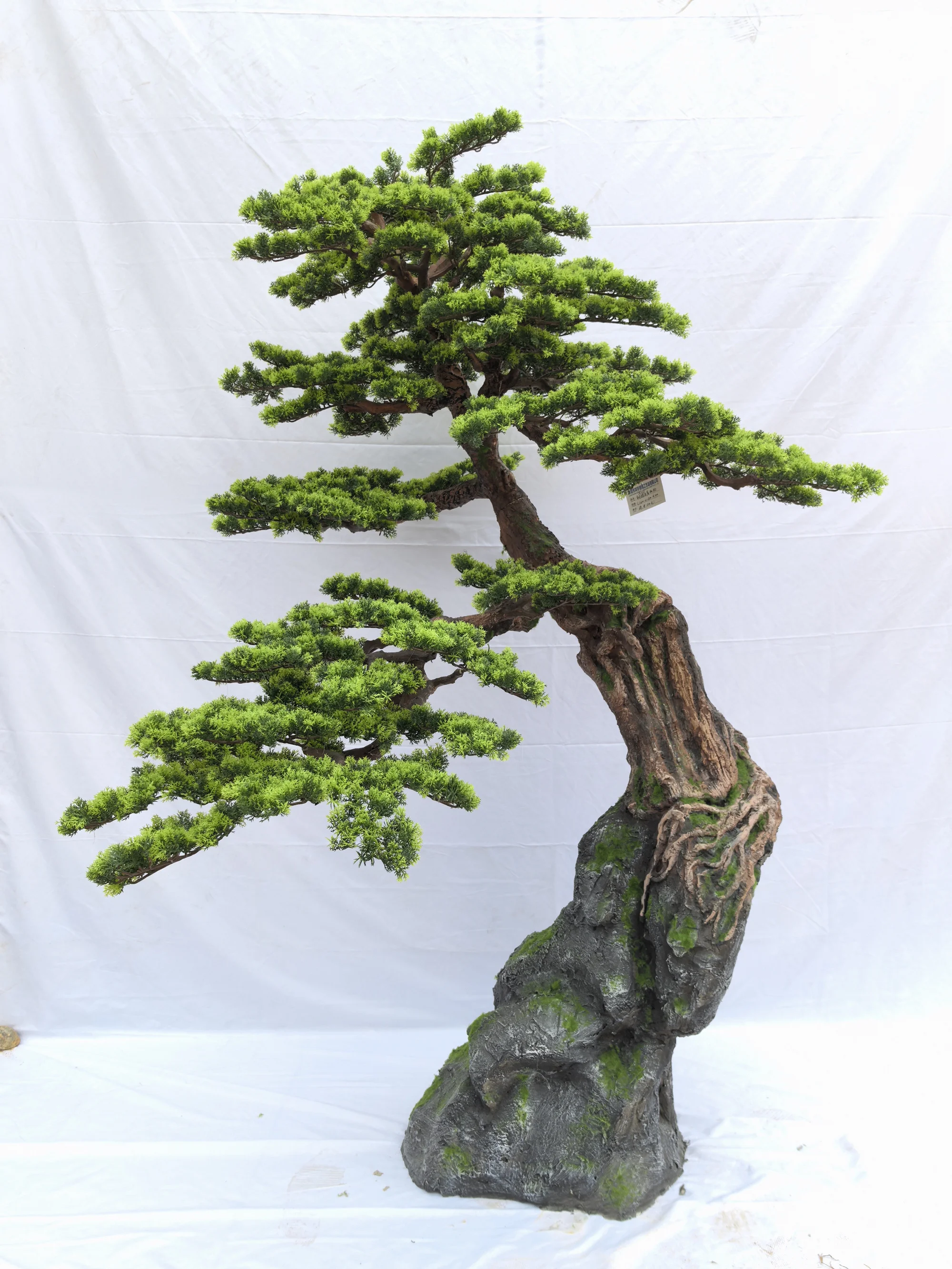 Landscape Designer Preferred Custom Artificial Pine Bonsai Tree | Realistic Bark Texture & Modular Structure for Easy Transport