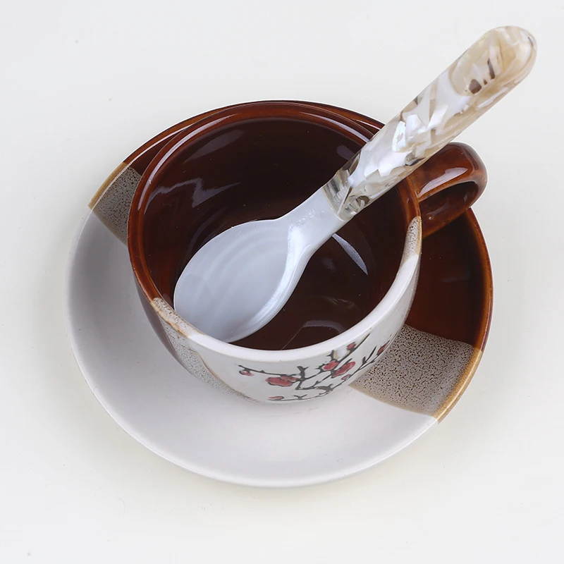 Caviar Spoon for Fancy Wholesale Exquisite Nacre Mother of Pearl 12cm mother of pearl shell caviar