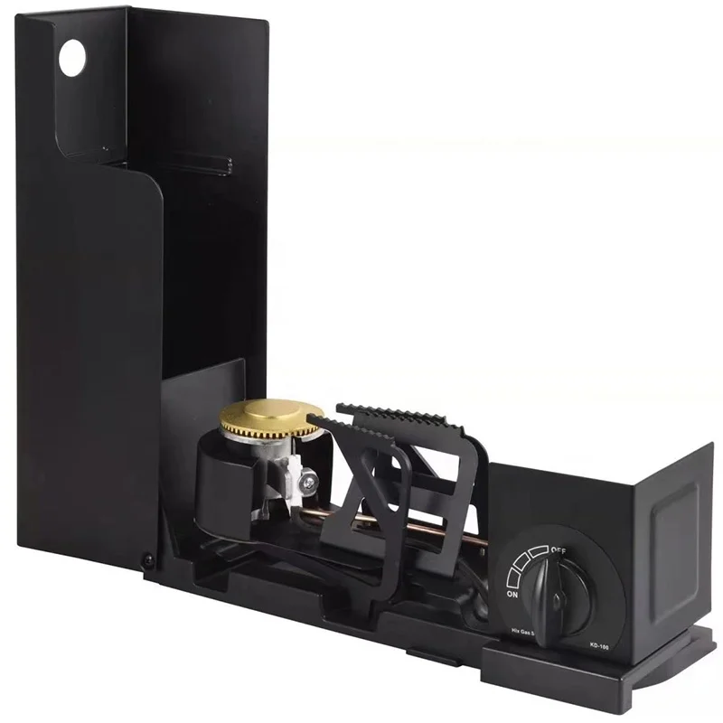 Outdoor Supplies Portable Gas Stove Barbecue Grill Set Stainless Steel Barbecue Grill Outdoor Picnic Camping Portable