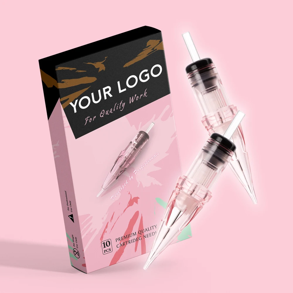 Medical Grade Universal Tattoo Needle Cartridges Prevent Backflow EO Gas PMU Needles for permanent makeup eyebrow and lips