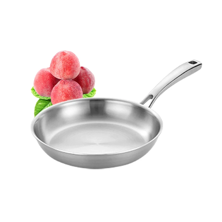 2022 Axa- Non Stick Stainless Steel Frying Pan Best Price Cookware Frypan With SS Handle