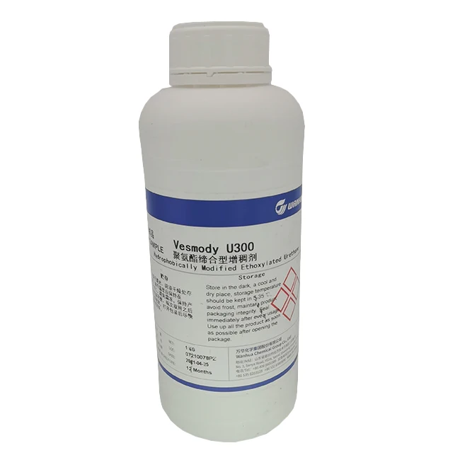 Polyurethane resin thickening leveling thixotropic water-based associating thickenerU300